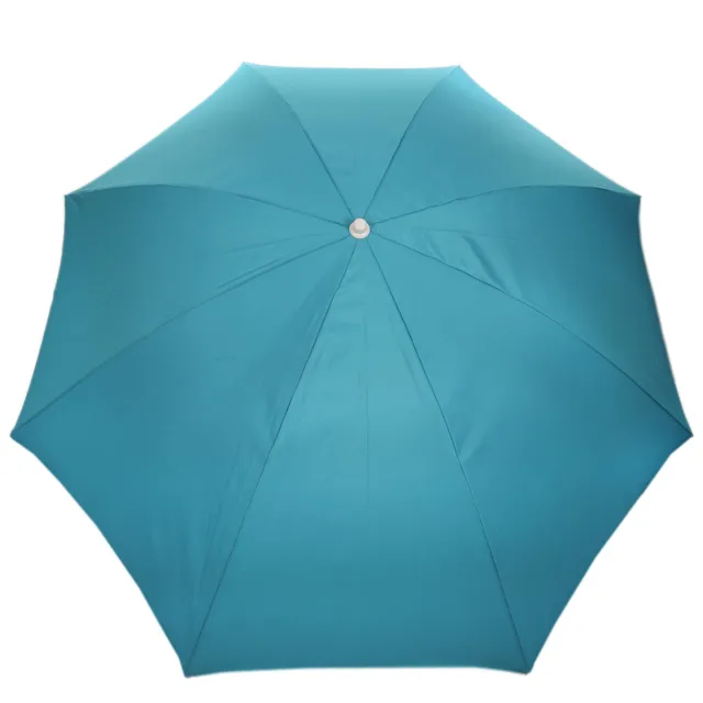 Parasol bleu 2,4 m pour jardin et terrasse
