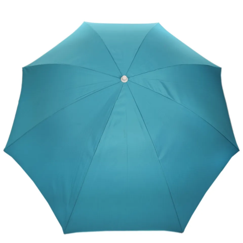 Parasol bleu 2,4 m pour jardin et terrasse