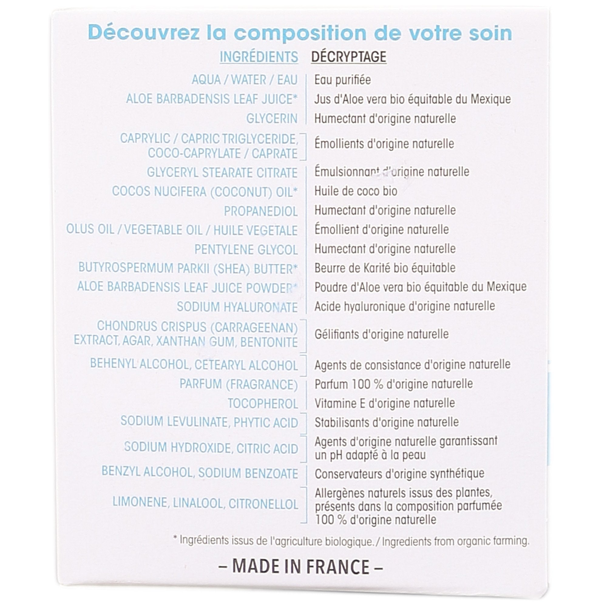 Stokomani Beauté Baume Gel Visage peaux normales à sèches