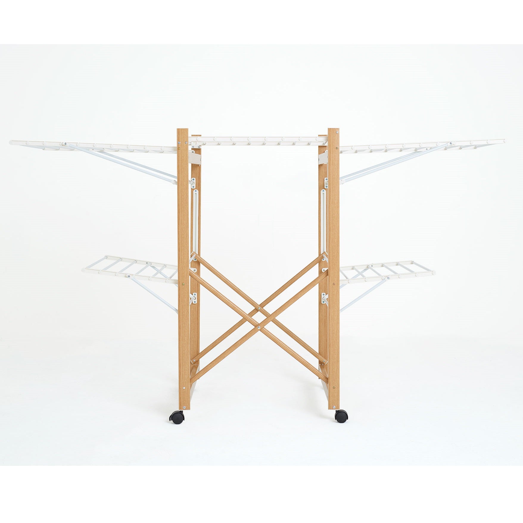 Red Deco Ushuaia séchoir linge 28m bois pliable roulettes