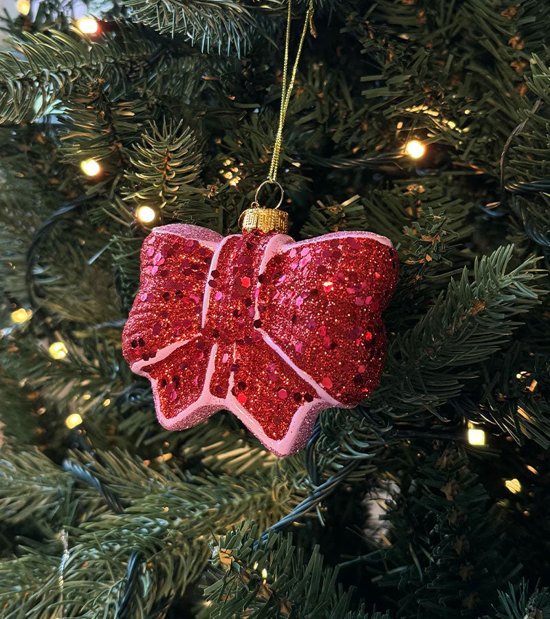 L'avant gardiste Noeud boule de Noël déco sapin bleue