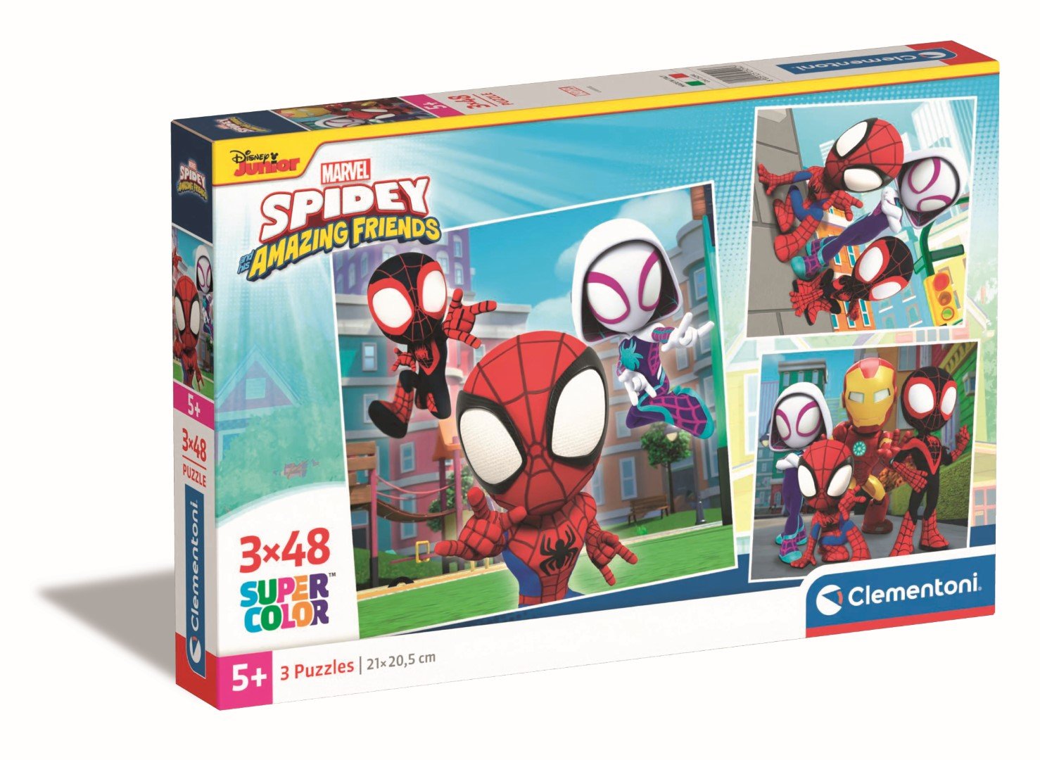 Clementoni Spider et amis puzzle 48 pièces lot de 3