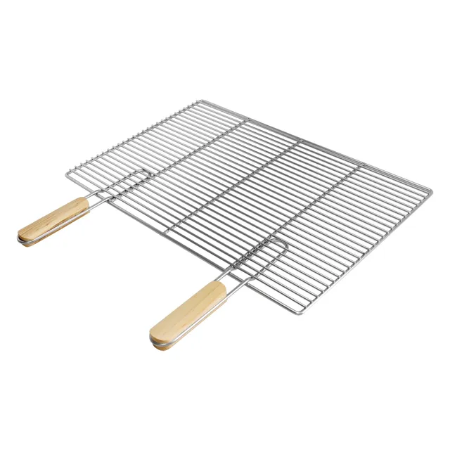 ECD Germany Sport Grille barbecue inox 60x40 cm poignées BBQ