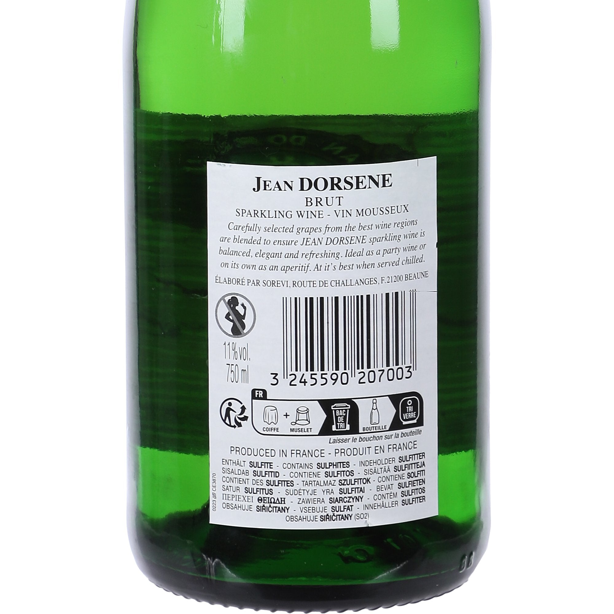 Stokomani Mousseux Brut 75 cl Bouteille Vin Pétillant Fête