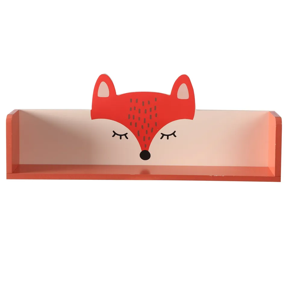 Stokomani Maison Étagère murale enfant rouge animaux