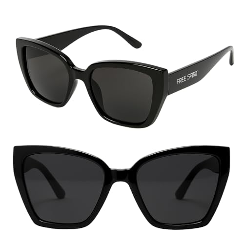 Shop-Story Free Spirit Lunettes soleil butterfly noir femme cat.3