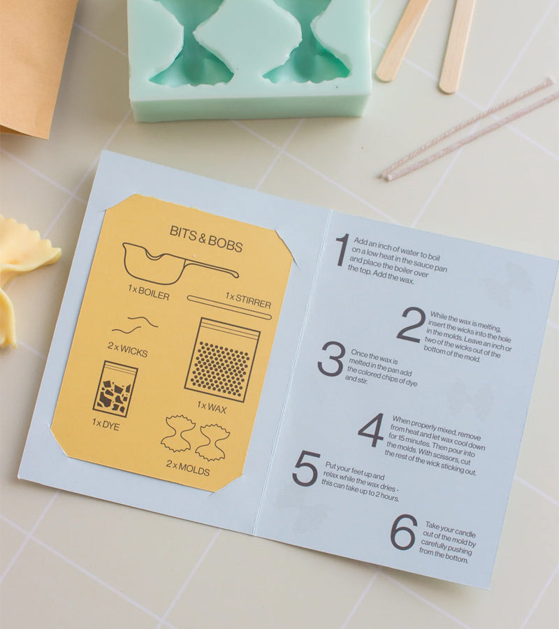 L'avant gardiste Farfalle kit DIY bougies à faire