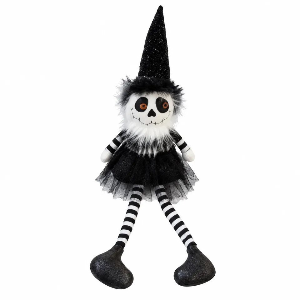Stokomani Fêtes et cérémonies poupée Halloween polyester noir 55,5 cm