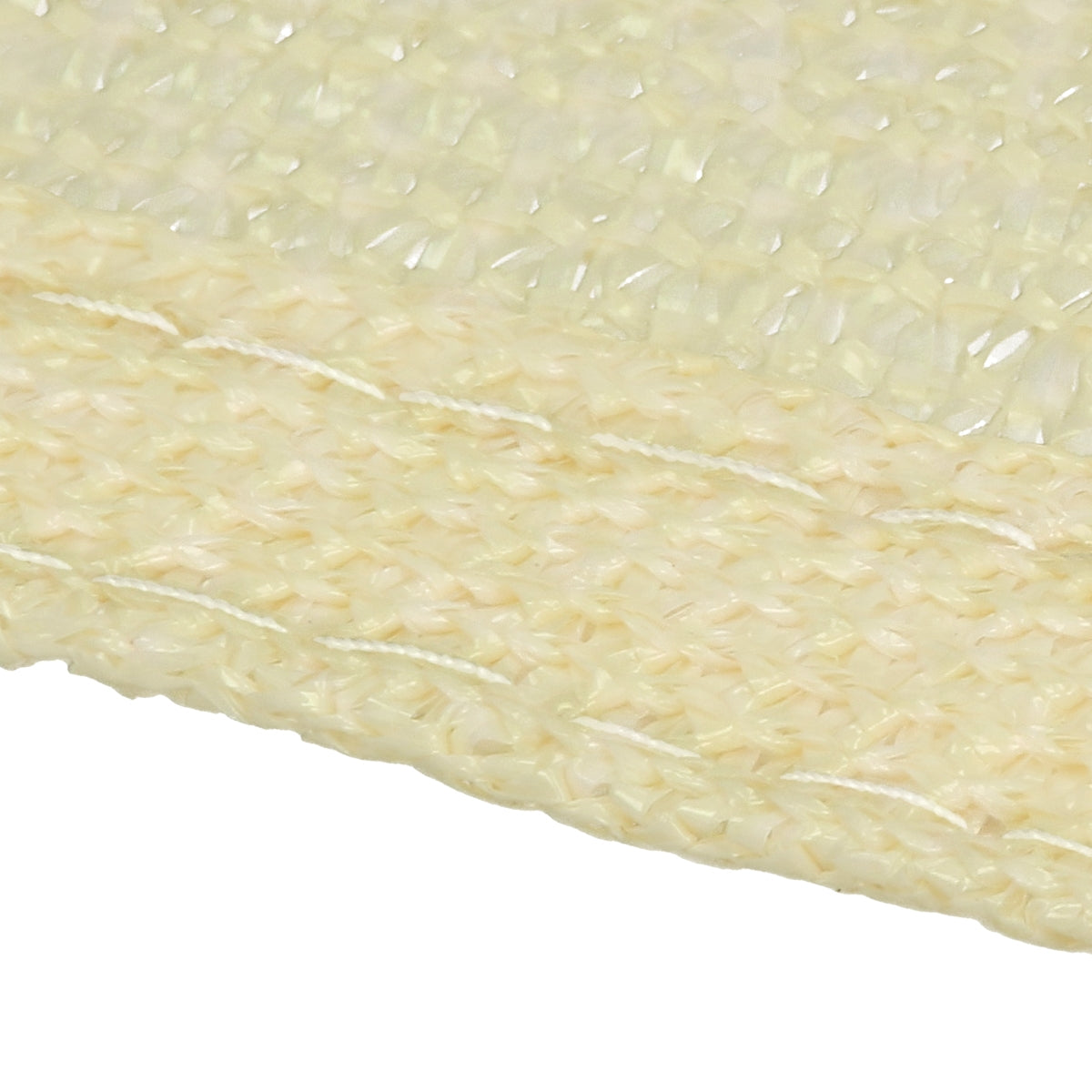 ECD Germany Garten voile ombrage 3,6x3,6x3,6 m crème HDPE