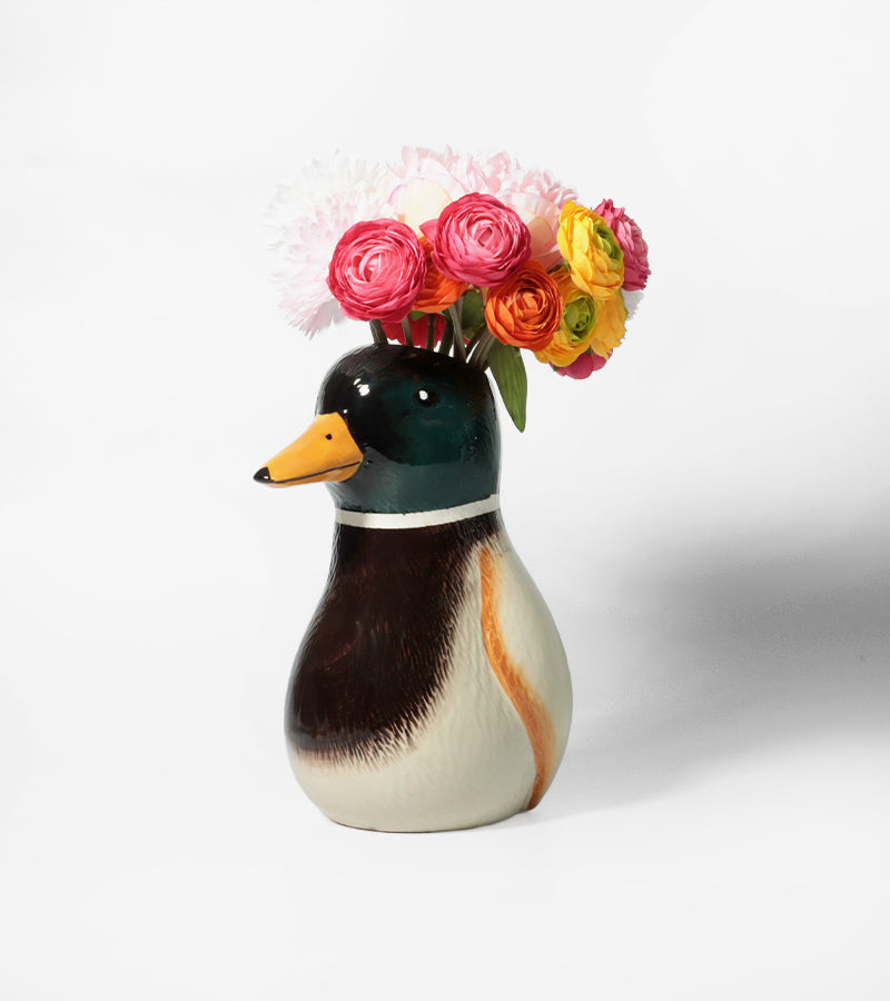 L'avant gardiste Vases et cache-pots Vase canard colvert vase
