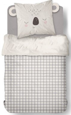 Stokomani Puériculture parure housse couette Koala 140x200 cm