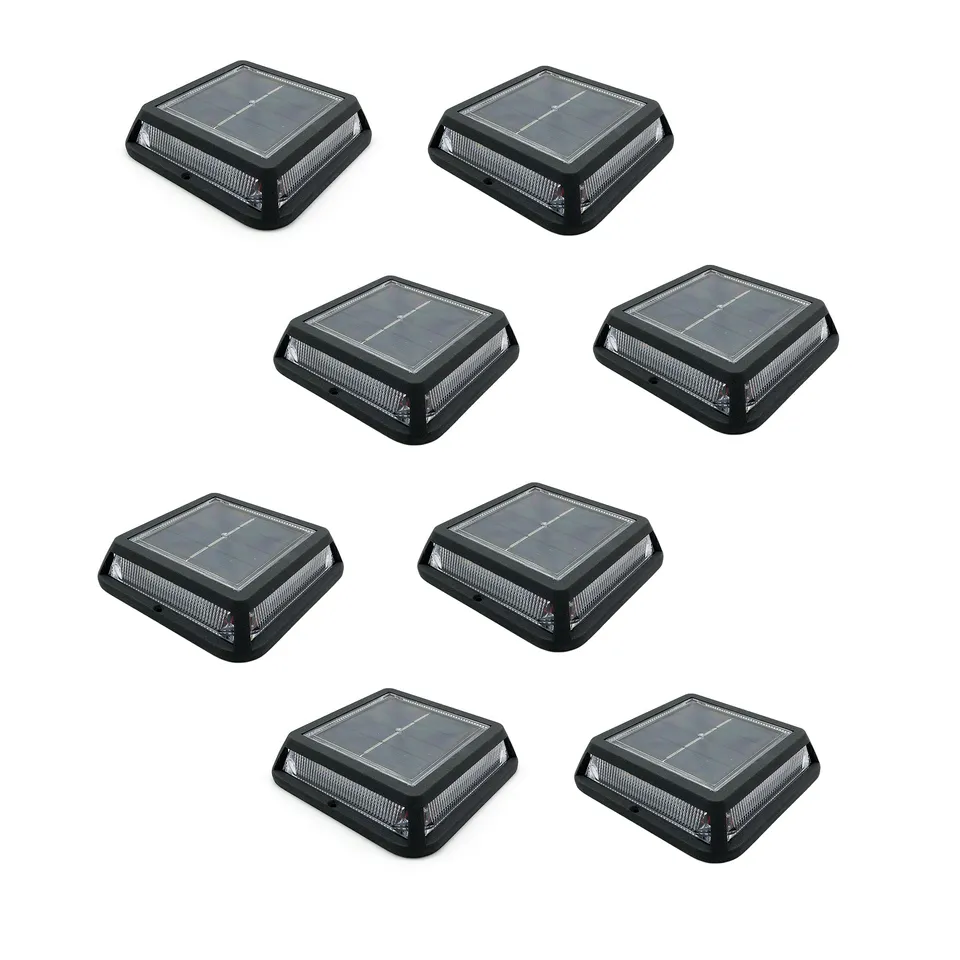 Red Deco Quadry balise solaire lot de 8 blanc chaud