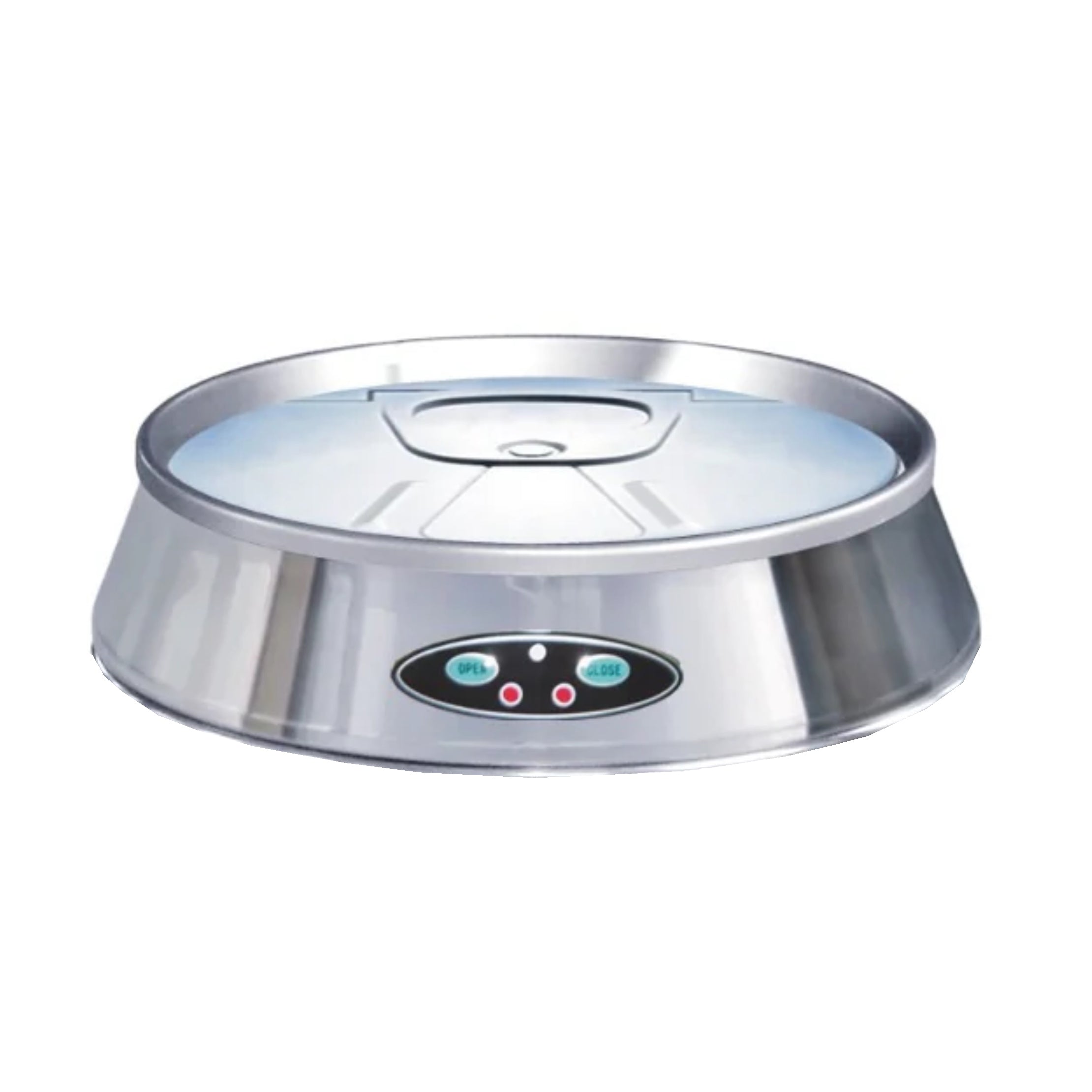 Red Deco CAN couvercle poubelle automatique argent inox capteur