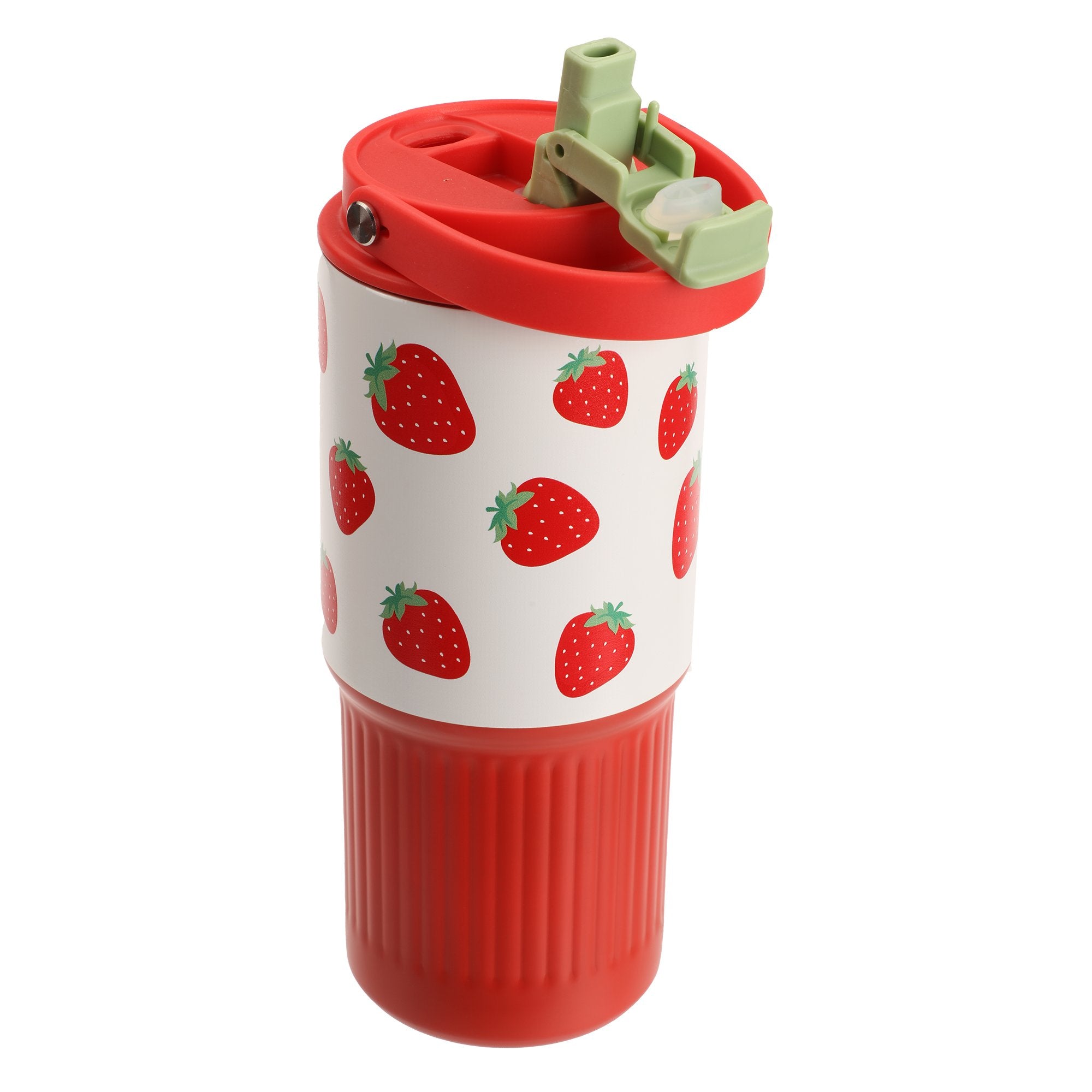 Stokomani mug transport inox fruits 750 ml rouge