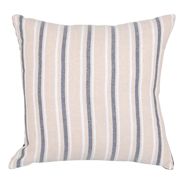 Stokomani Maison Groove coussin 40x40 cm bleu terracotta