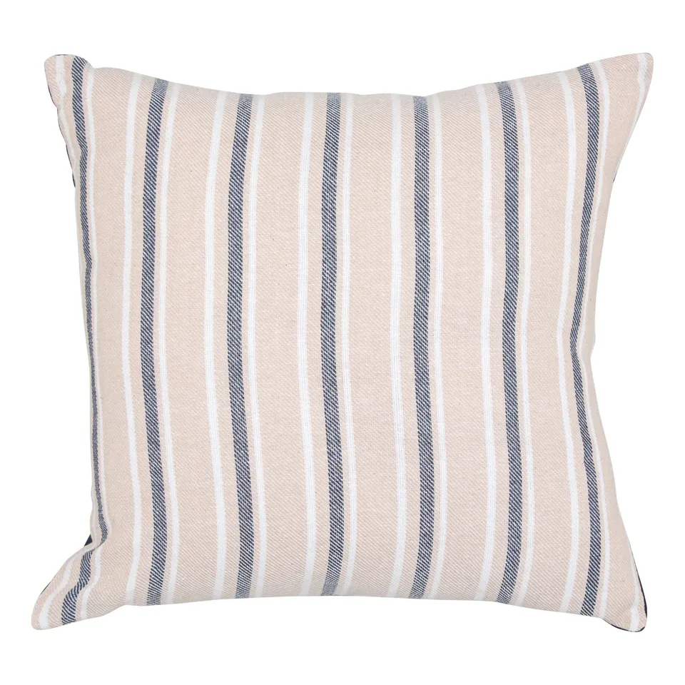 Stokomani Maison Groove coussin 40x40 cm bleu terracotta