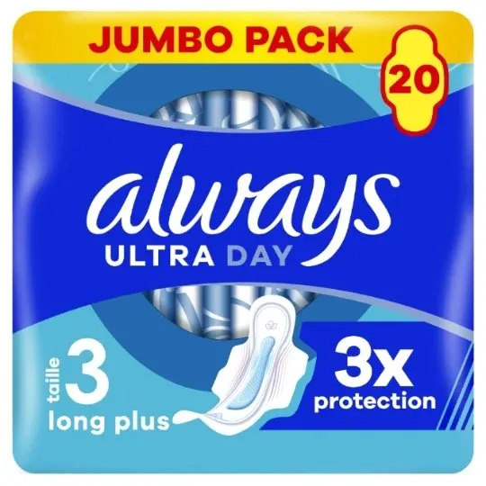 Always Ultra Day Long Plus T3 serviettes 20 unités