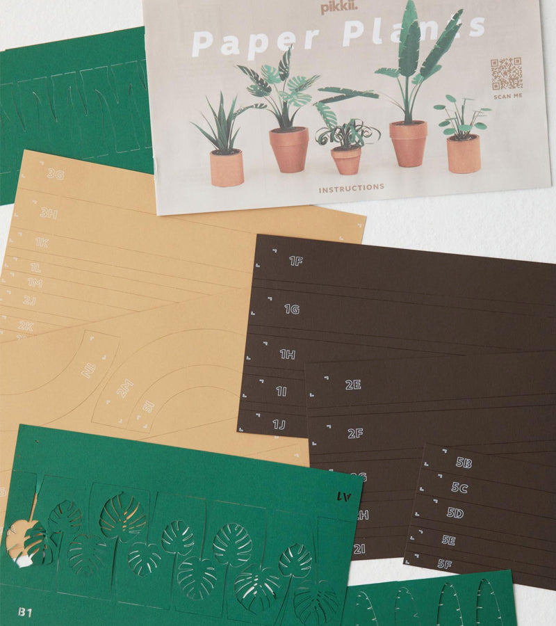 L'avant gardiste Plantes en papier DIY jungle sans arrosage