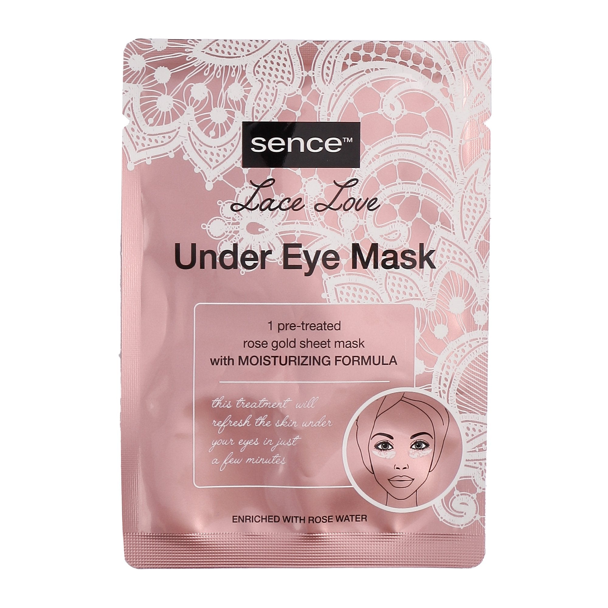 Sence coffret 4 masques visage hydratant yeux lèvres