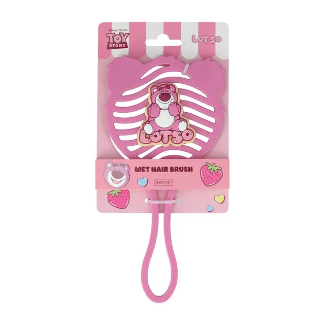 Lotso Brosse à cheveux ours rose démêlante