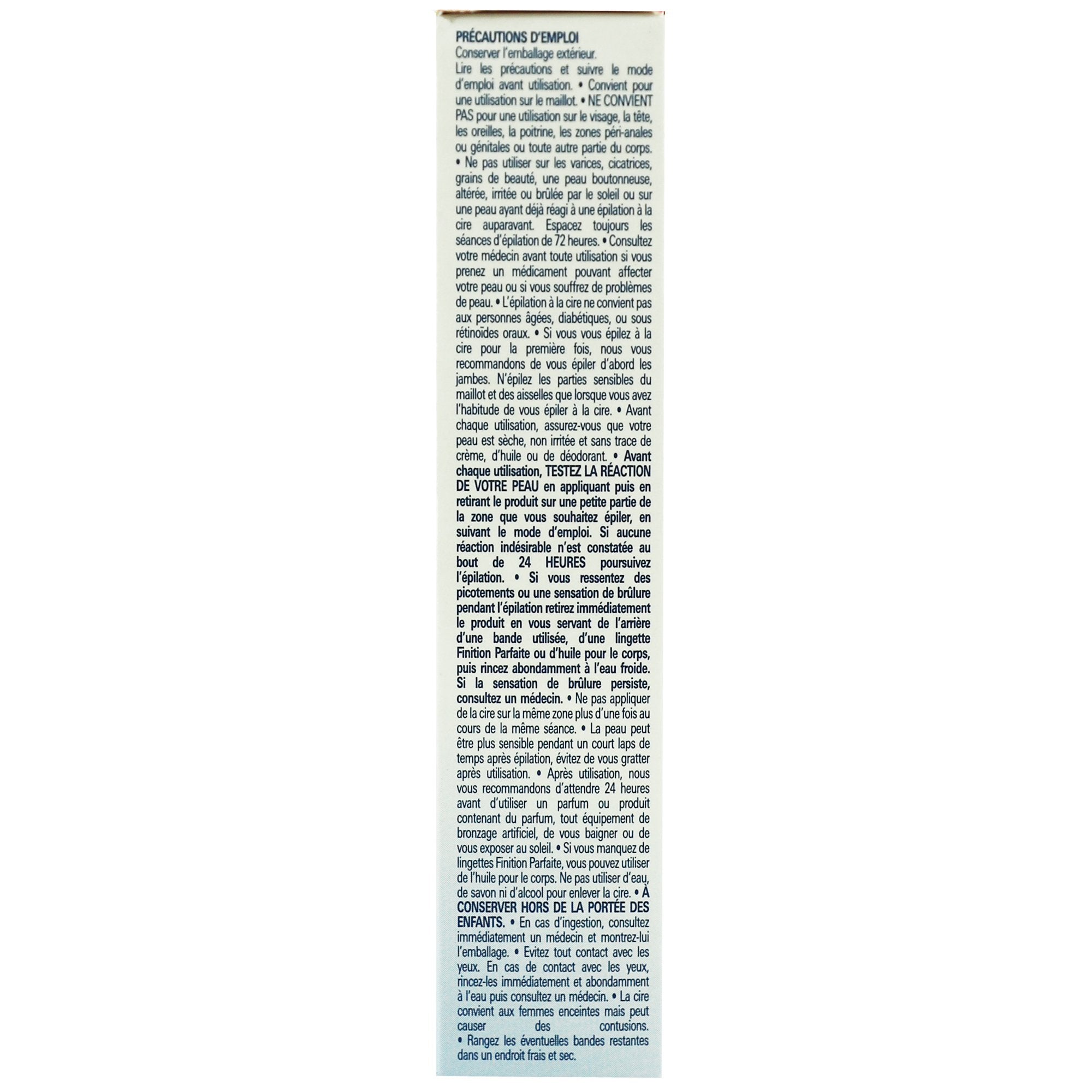 Veet Easy-Gelwax bandes cire froide maillot aisselles x30