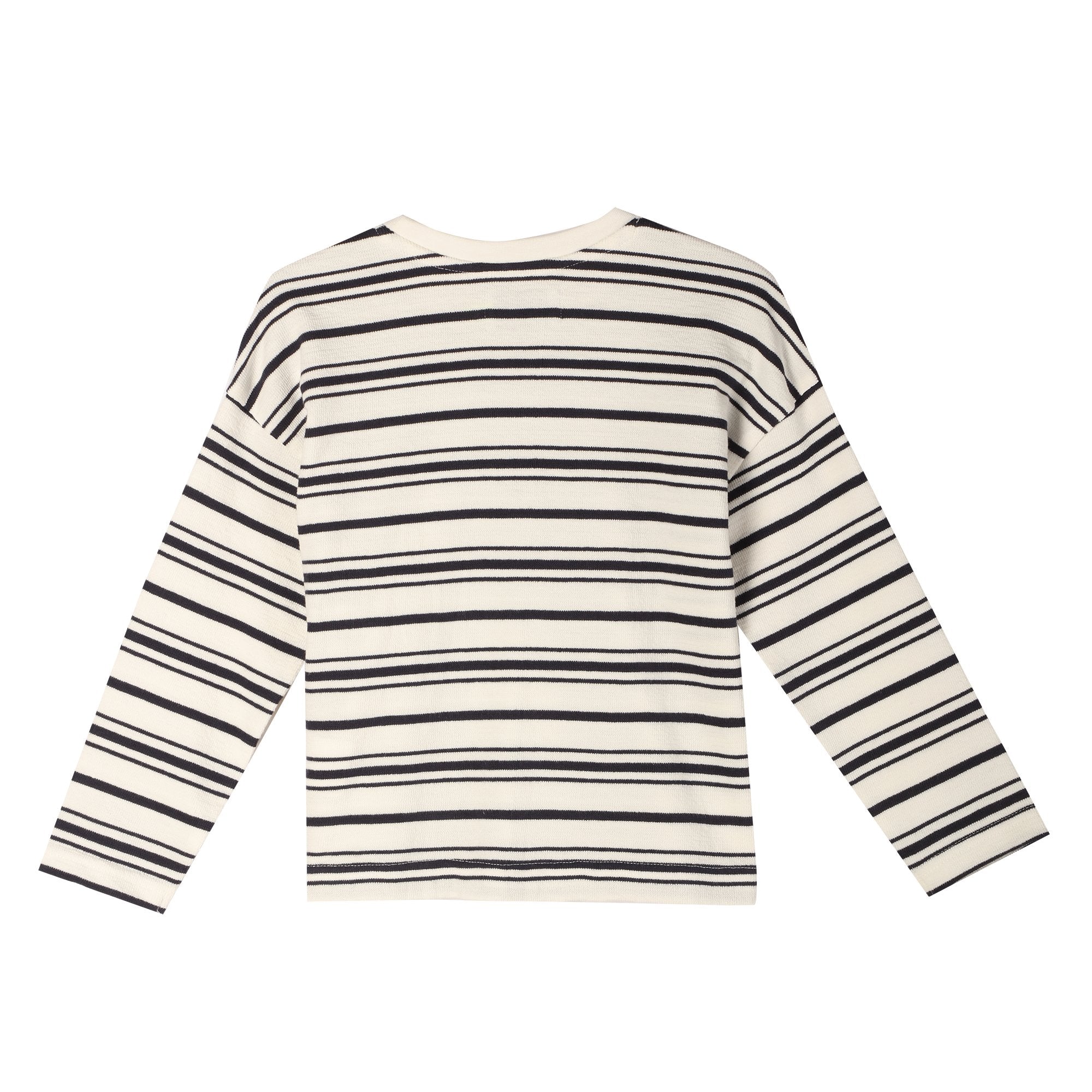 Stokomani Mode Tee-shirt marinière Blanc 04A manche longue enfant