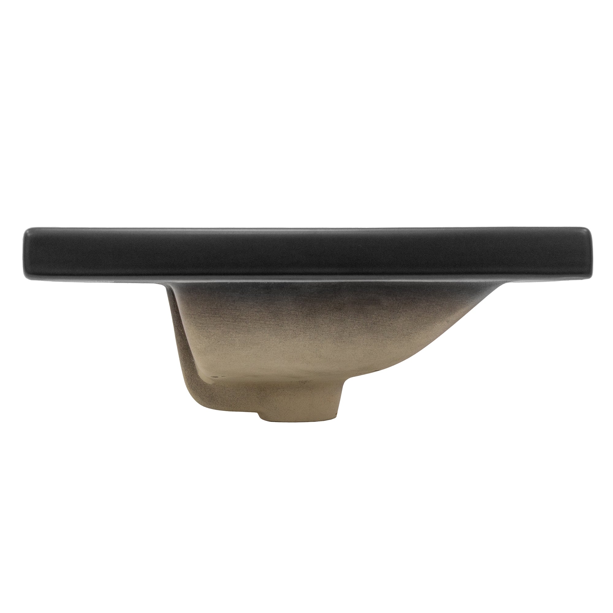ML-Design vasque noire mate 52,5cm céramique + bonde argent