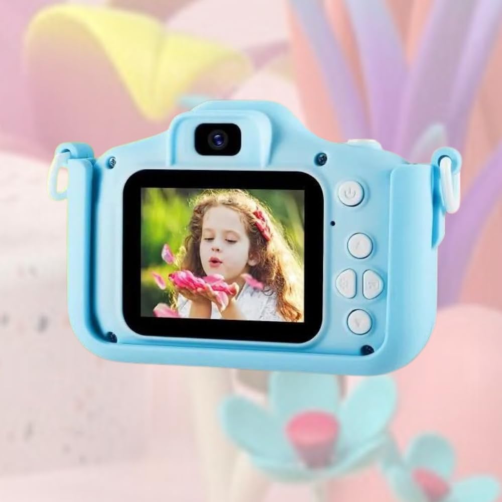 UNICAM Appareil Photo Enfant Licorne Bleu 20MP 1080P