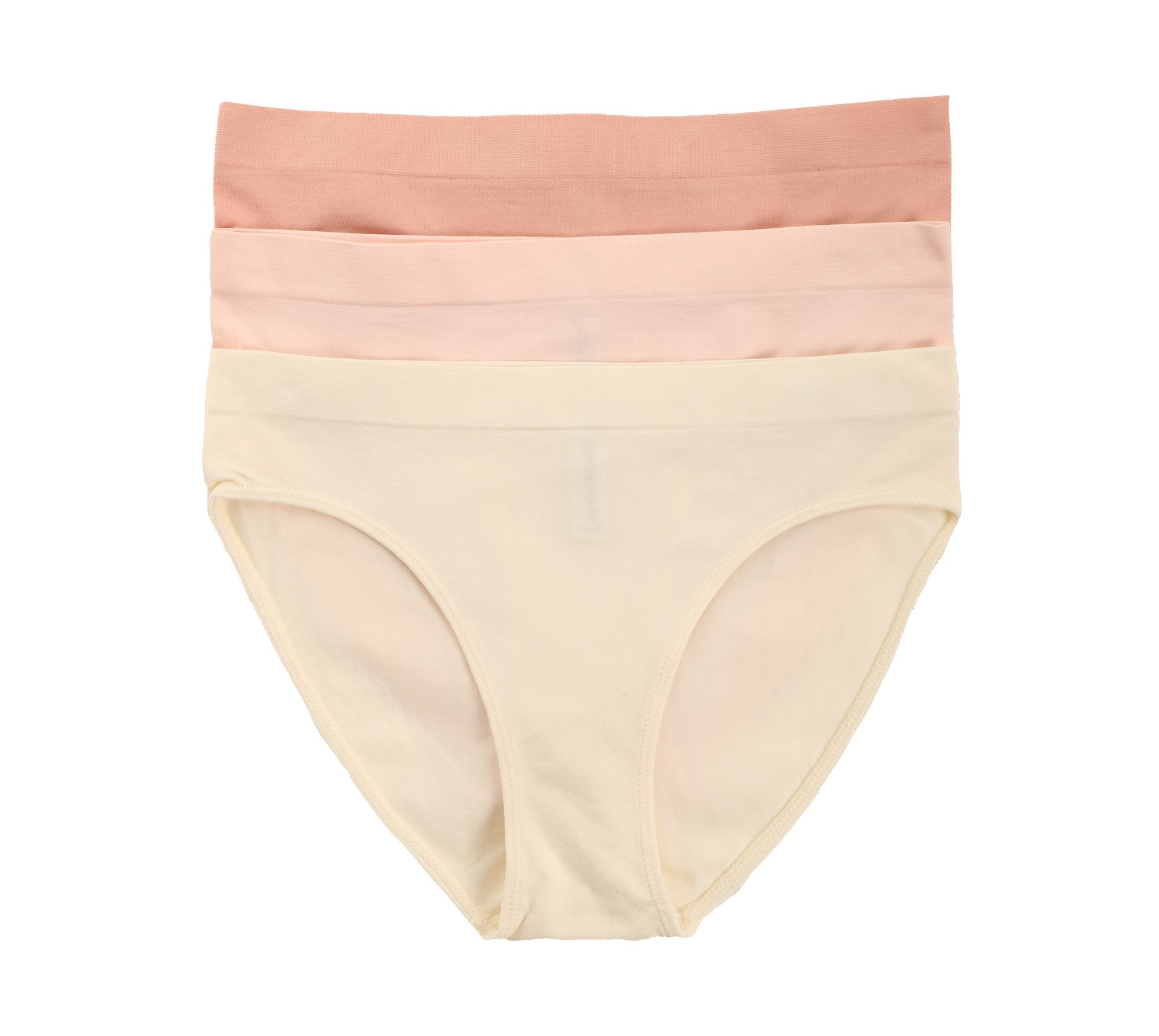 Stokomani Mode lot 3 slips rose femme coton