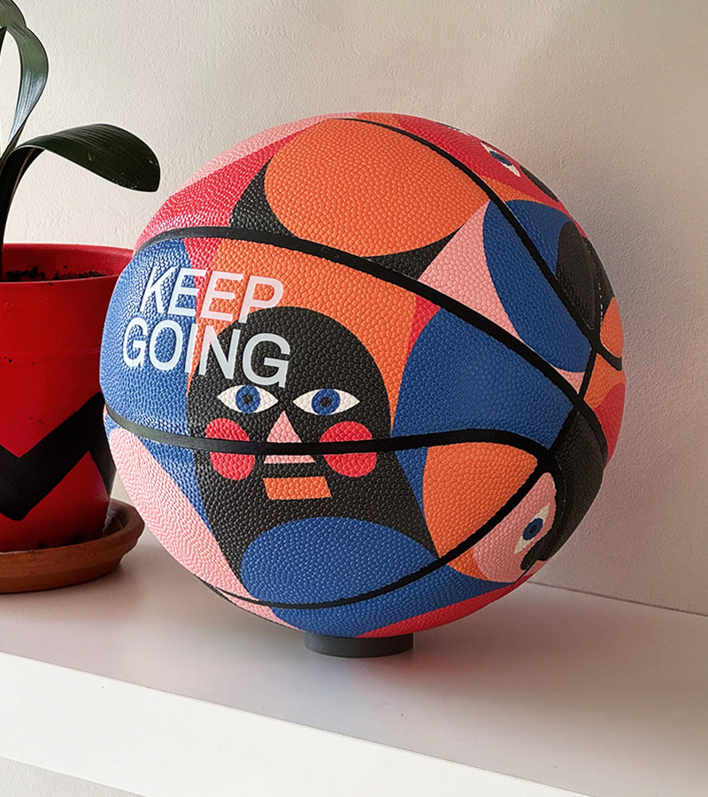 L'avant gardiste Objets déco Ballon basket KEEP GOING