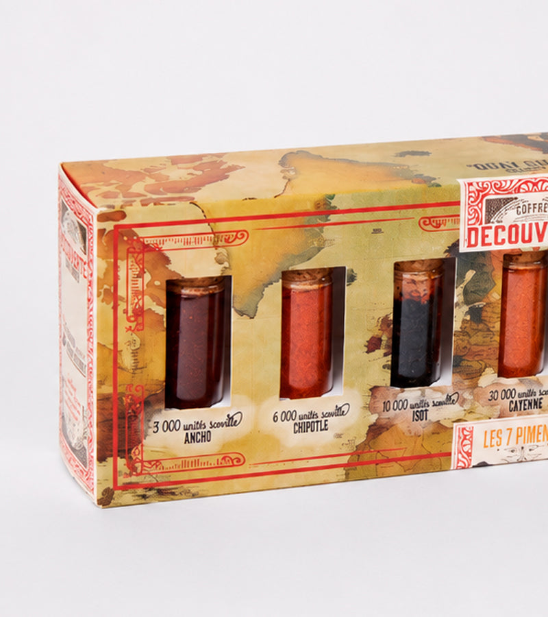 L'avant gardiste 7 Piments coffret épices monde