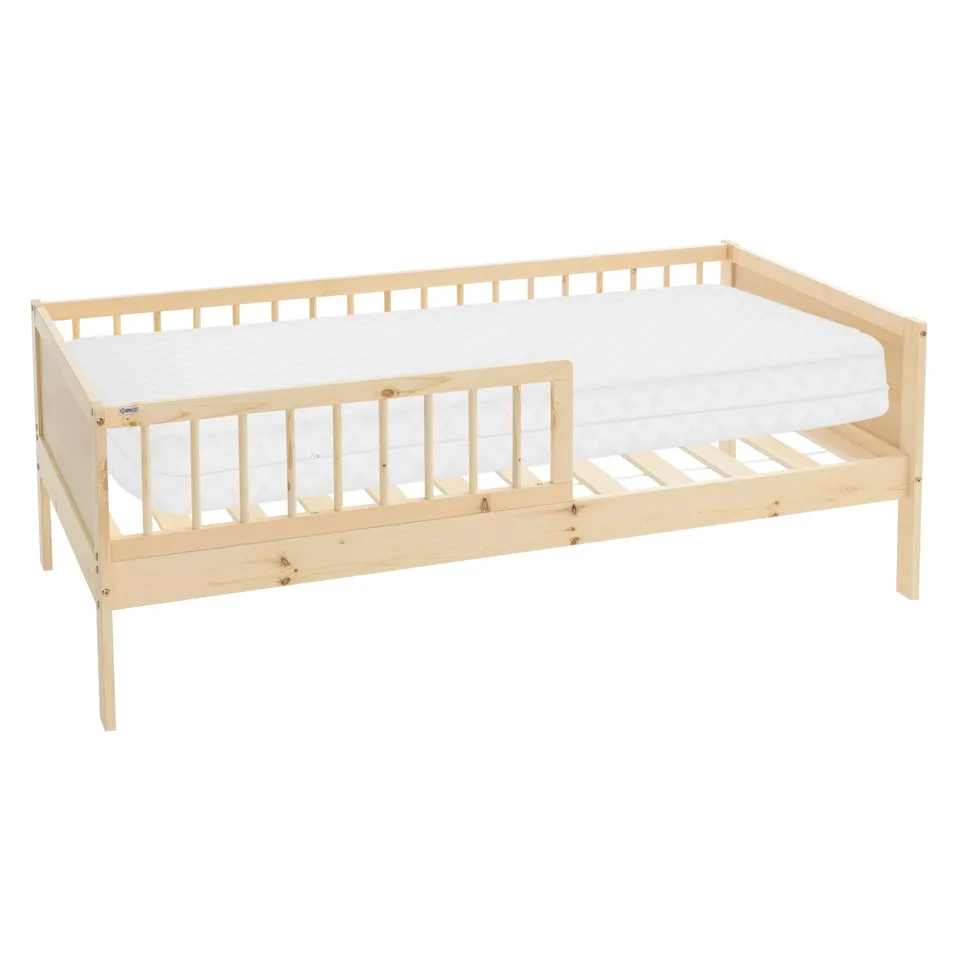 ECD Germany Kinder lit enfant 80x160 naturel avec matelas