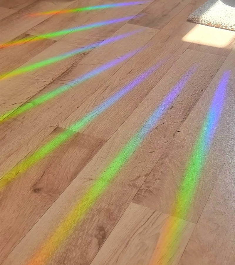 L'avant gardiste Objets déco pack 3 stickers arc-en-ciel fenêtre