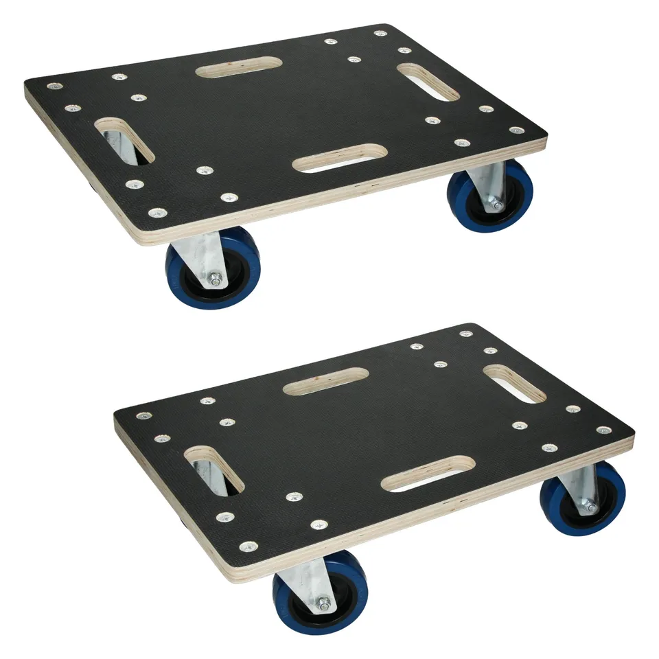 ECD Germany Plateau roulant multiplex 35x50 cm lot de 2 800 kg