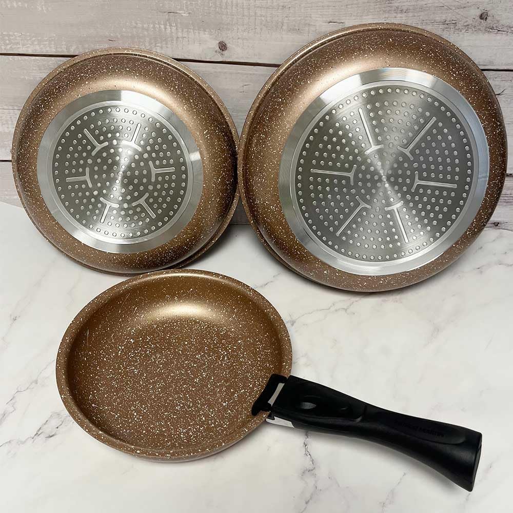 Shop-Story Maison Arthur Martin lot 3 poêles induction 20/24/28 cm