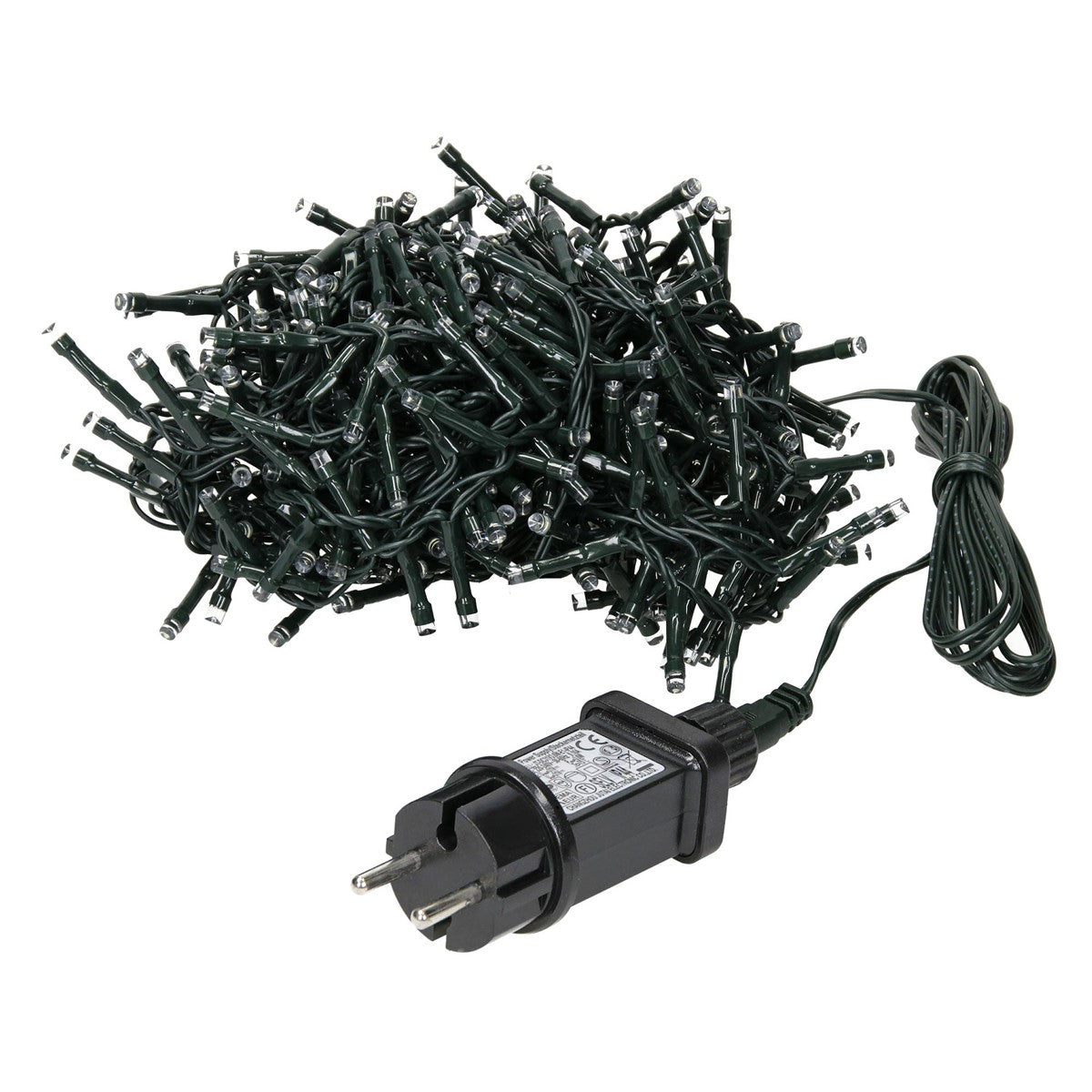 ECD Germany rideau lumineux LED 600cm blanc froid 180 LED