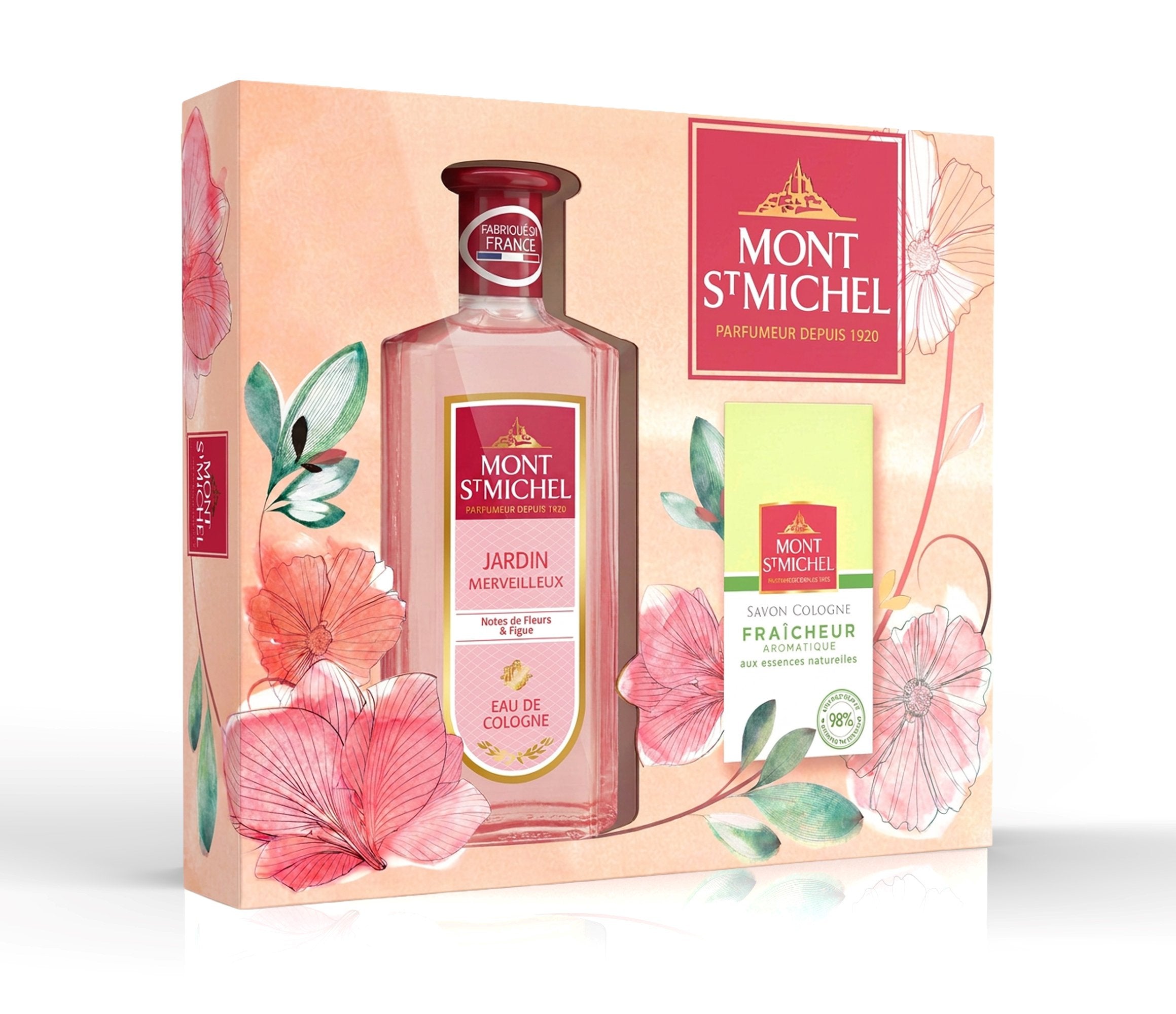 Mont St Michel Instant Ensoleillé coffret cologne 250ml + savon