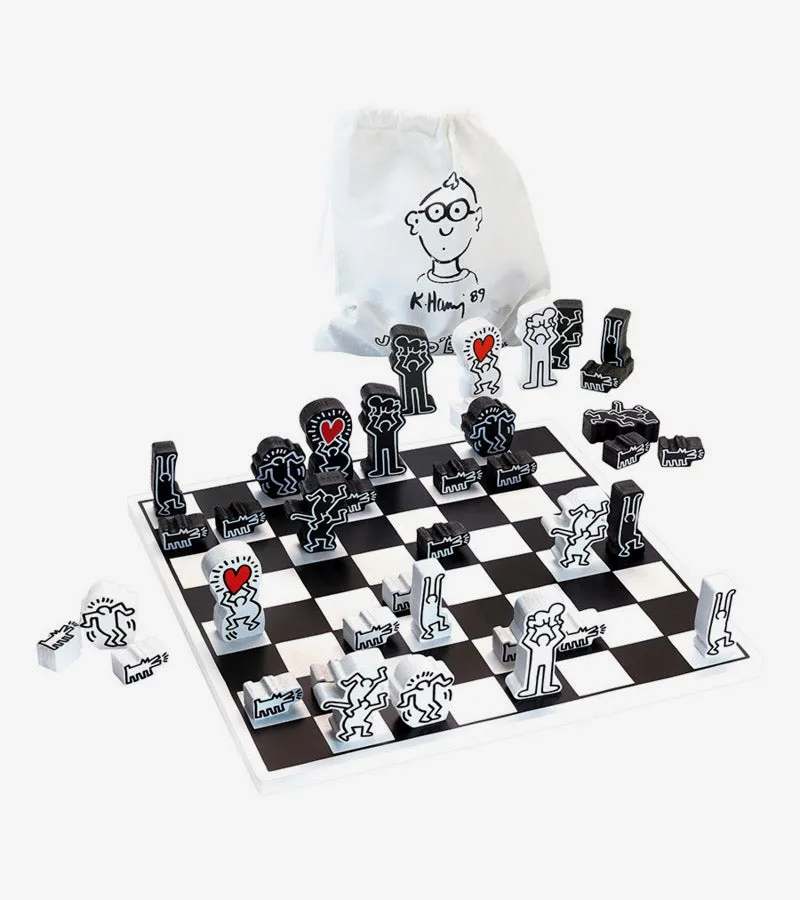 L'avant gardiste Jeu d'échecs Keith Haring pop-art