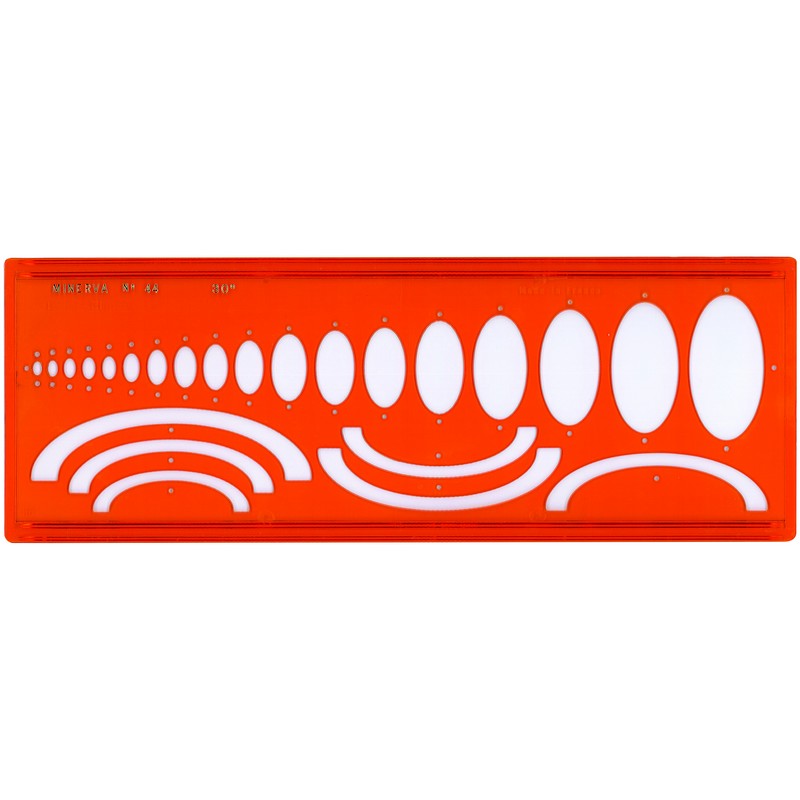 Safe Tool Fournitures de bureau Traces Ellipses N°44 règle