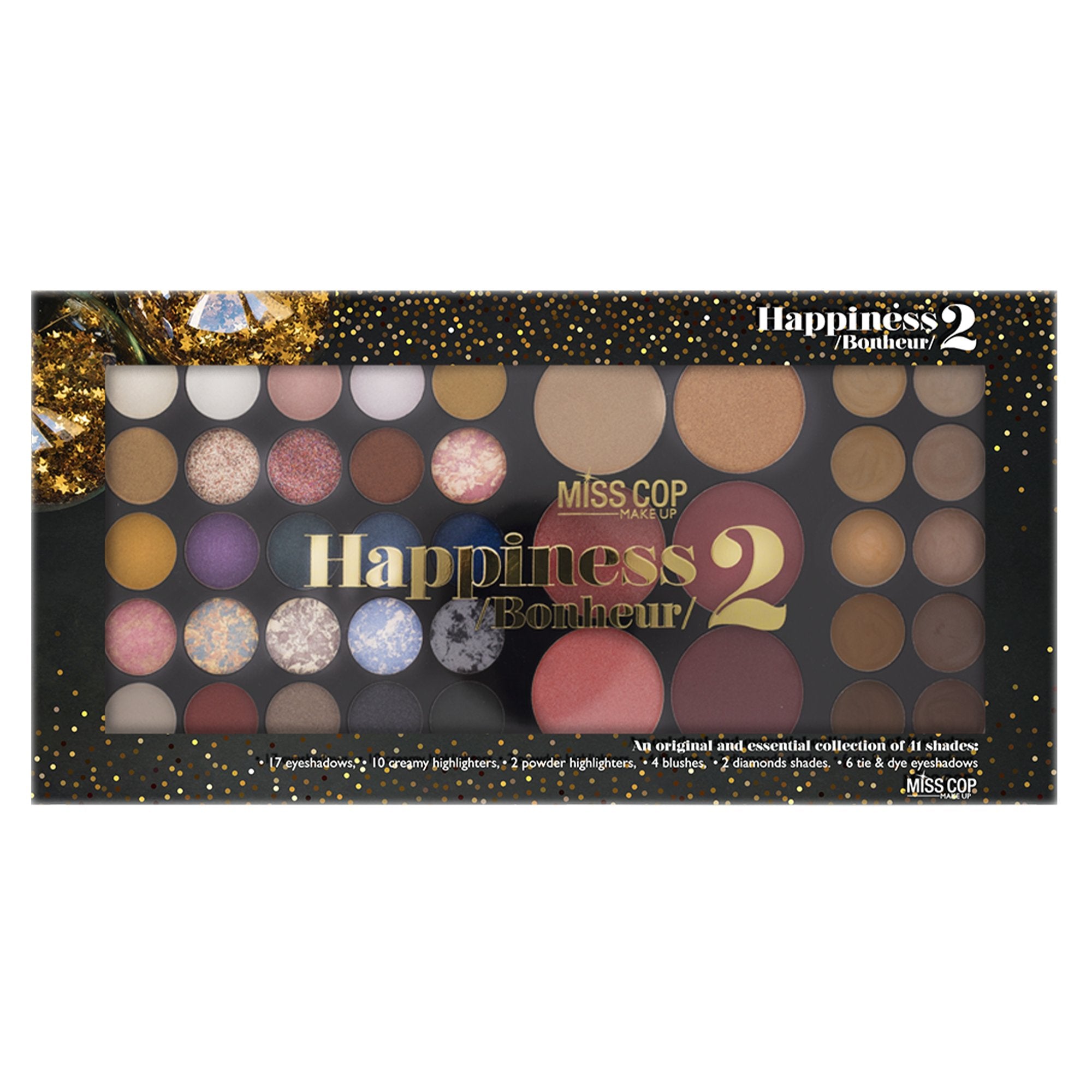 Miss Cop Happiness palette de maquillage Bonheur 2