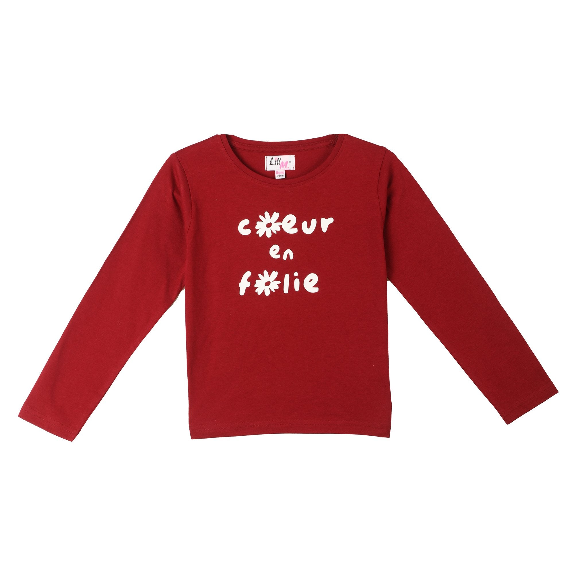 Stokomani Basic lot 2 tee-shirts enfant rouge coton