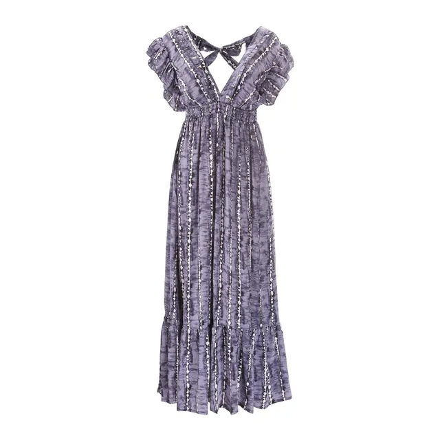 Stokomani Mode Robe longue dos ouvert T1 ou T2