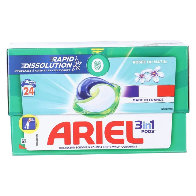 Stokomani Maison 24 capsules lessive 3 en 1 Morning dew