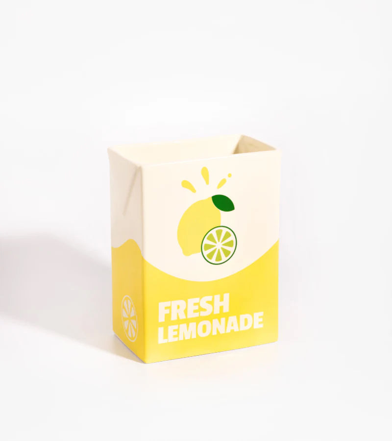 L'avant gardiste Vase Fresh Limonade brique déco pop
