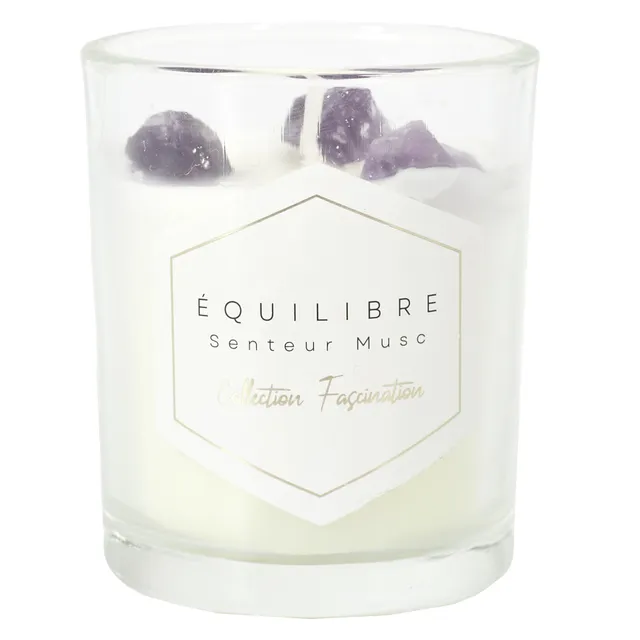 Stokomani Maison Bougie parfumée pierres jasmin