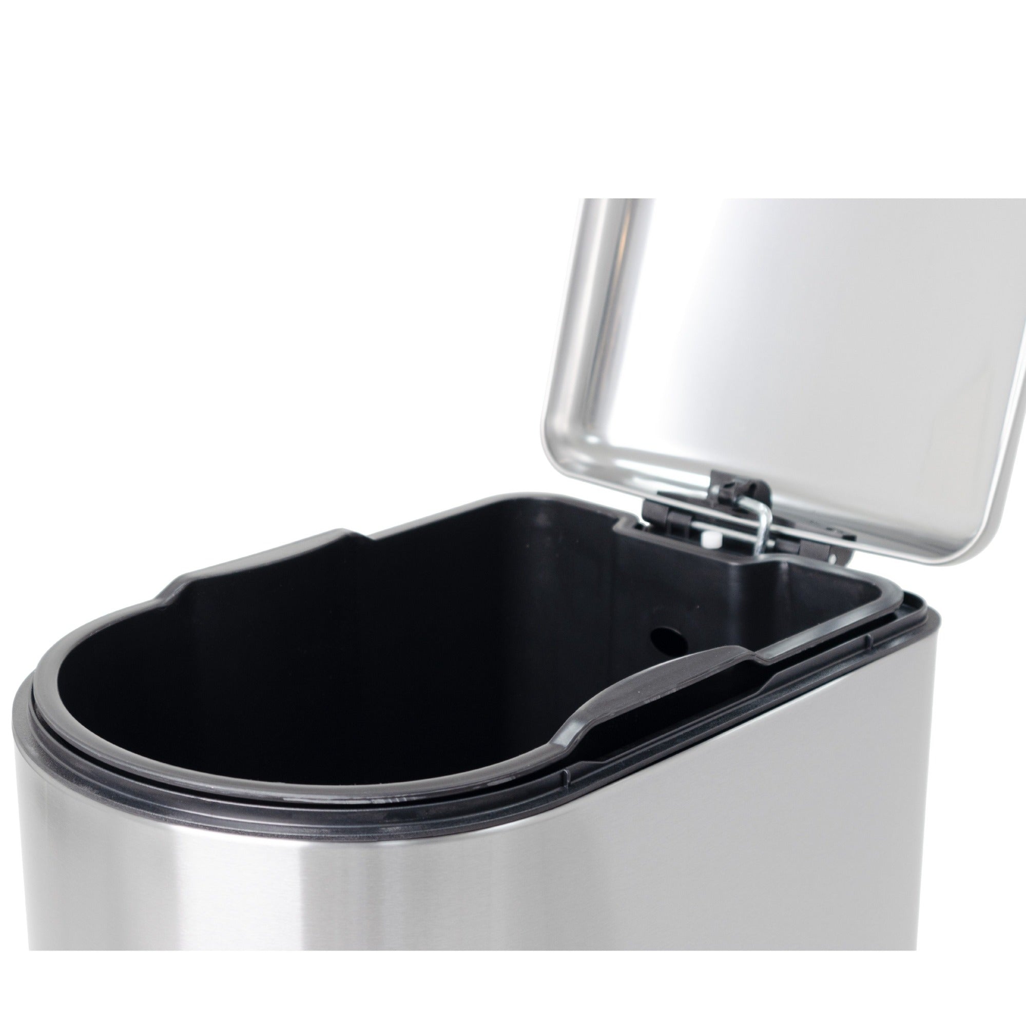 Red Deco Fuller 40L poubelle pédale inox étroite