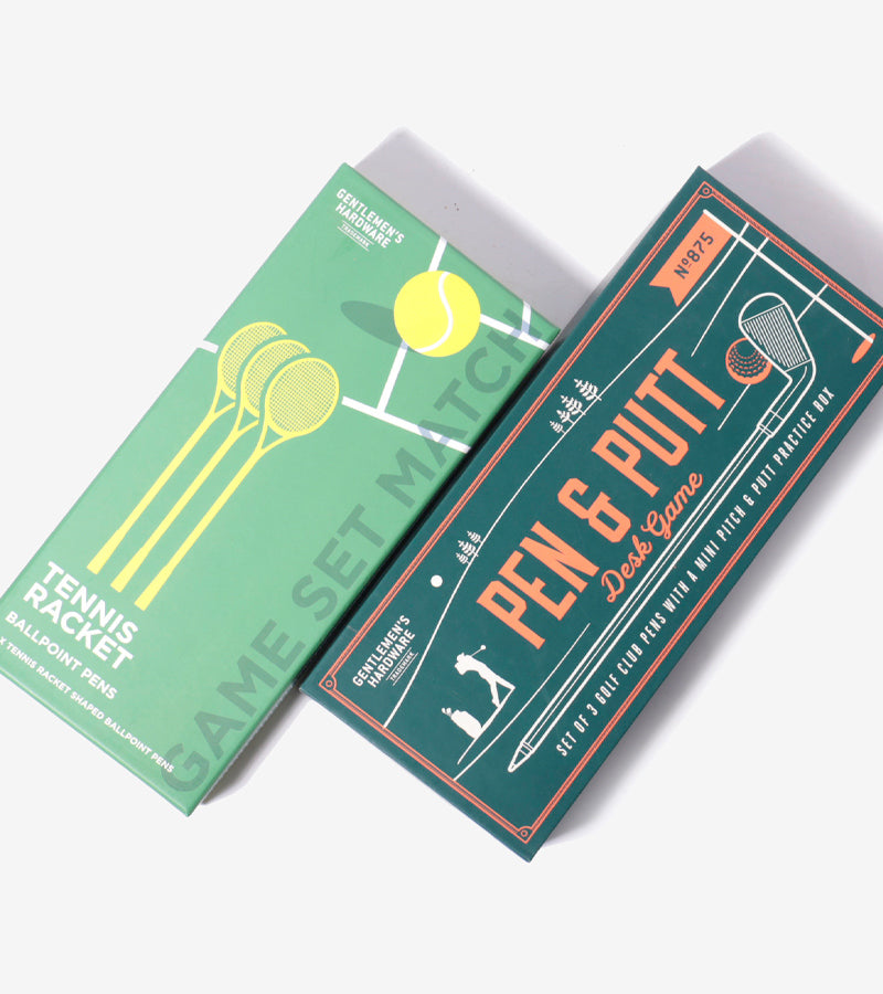 L'avant gardiste Coffret stylos raquettes tennis bureau