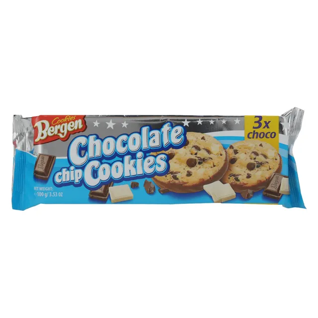 Stokomani Cookies pépites 3 chocolats biscuits américain goûter