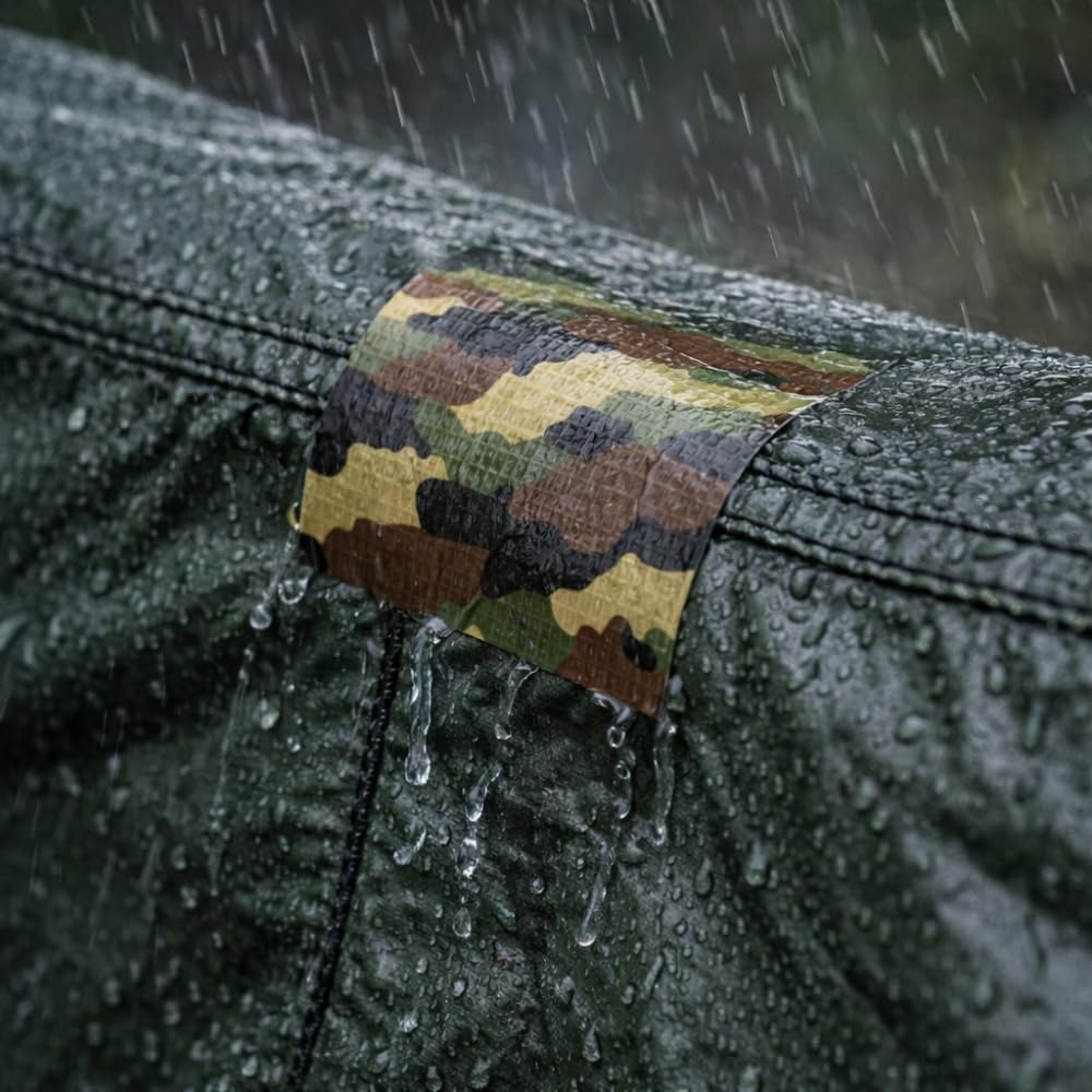 GEKO Adhésif américain toilé camo jungle 50 mm x 25 m