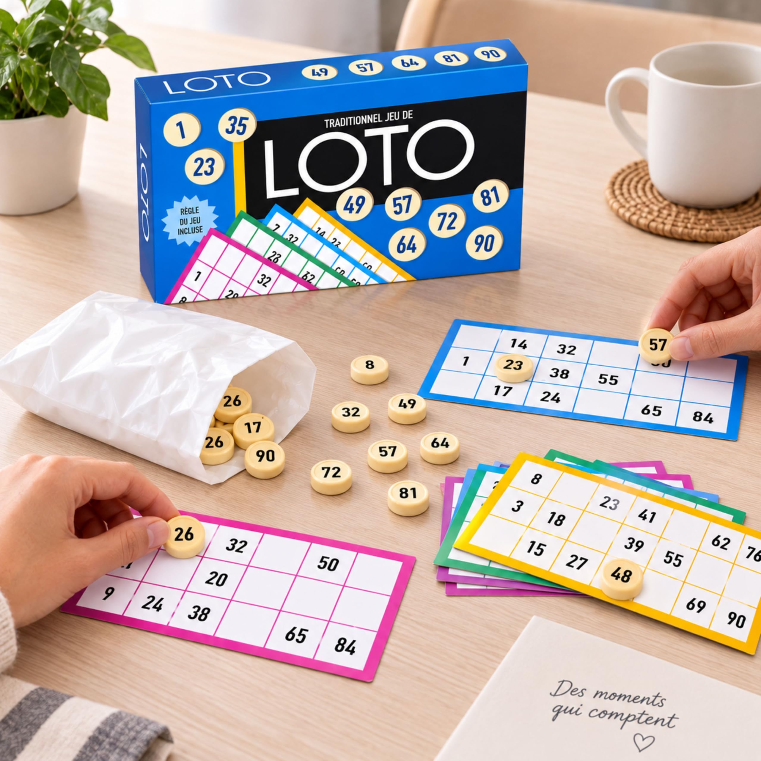 Shop-Story Loisirs jeu loto voyage 36 cartons 18x11cm